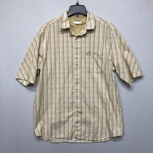 Ecko unltd Men Short Sleeve Button Up Shirt Size Extra Large Plaid Y2K M157 -12